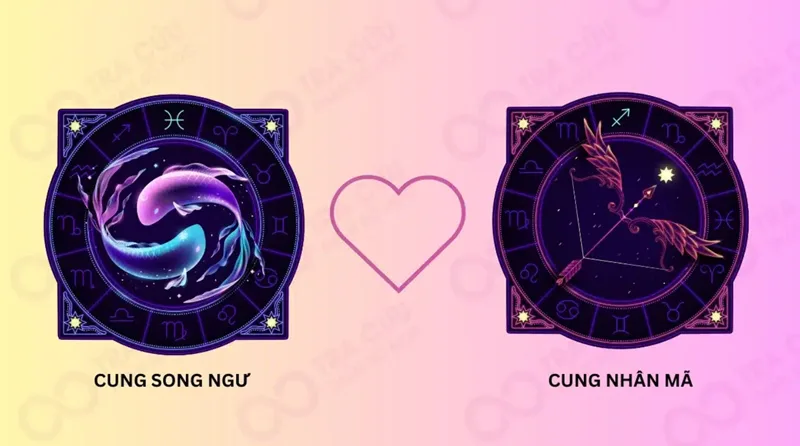 Sự thẳng thắn vô tư của Nhân Mã dễ vô tình làm tổn thương trái tim mỏng manh của Song Ngư.